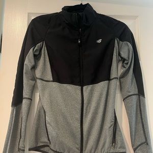 New Balance Gray and Black Running Jacket